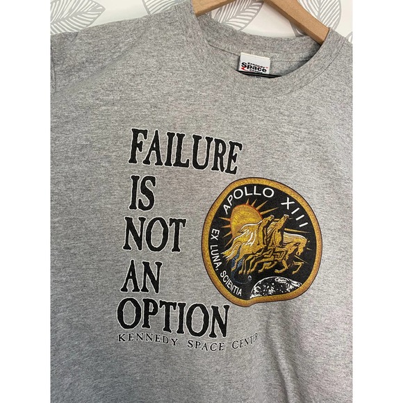 Kennedy Space Center Apollo XII Gray T-shirt, Size L - Picture 2 of 3